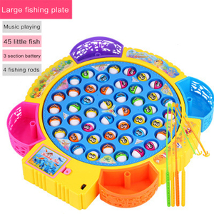 Giocattoli elettrici personalizzabili da 45 pesci giocattolo da pesca con musica e gioco di pesca leggero per bambini - Product Image 6