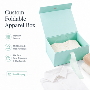 Luxury Magnetic Folding <b>Gift</b> Custom Logo Rigid Paper Cardboard Packaging Premium Matte Foldable Closure <b>Box</b> - Product Image 1