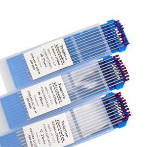 10 pièces, code couleur violet 1.6/2.0/2.4/3.0/3.2/4.0, tête d'électrode 175MM, aiguille en tungstène, aiguille en tungstène composite - Product Image 1