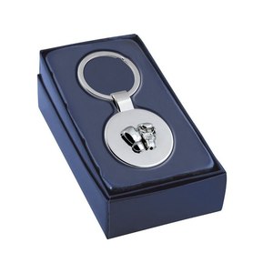 Porte-clés gants de boxe, pendentif rond décoratif en métal, accessoire sportif - Product Image 3