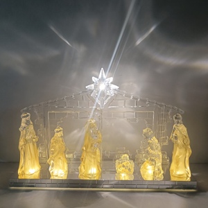Figurine religieuse personnalisée de la Sainte Famille, Jésus et Marie, cadeau, décoration catholique, Sainte Famille, cadeau de la Sainte Famille, catholique - Product Image 1