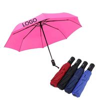 Paraguas Plegable Promocional Barato de Shaoxing Yuxin con Logotipo Personalizado Impreso en Serigrafía, Automático, Resistente al Viento y Portátil para Exteriores
