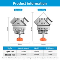 Pince d'angle à 90° pour menuiserie, outil de fixation en acier inoxydable, clip pour panneaux de bois, armoires, fixation rapide, montage de cadre