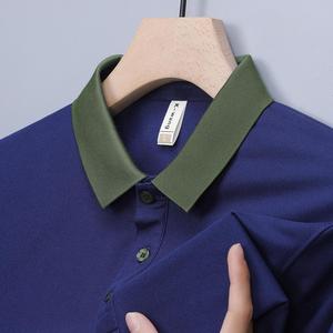 Su misura all'ingrosso di alta qualità logo ricamato da <span class=keywords><strong>uomo</strong></span> Plus Size traspirante manica corta in poliestere <span class=keywords><strong>Polo</strong></span> <span class=keywords><strong>con</strong></span> tasca - Product Image 5