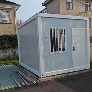 Nhà container di động màu trắng giá cả hợp lý bán chạy, có cầu thang, ấm áp, chống gió - Product Image 4