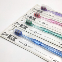Brosse à dents manuelle à usage domestique pour adultes avec poignée transparente Certifié Soft Spiral Wire Prix bon marché