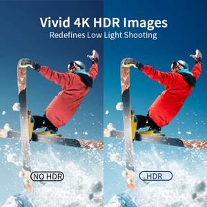 Caméra d'action <span class=keywords><strong>4K</strong></span> CMOS étanche 21 mètres avec double écran 2.0'', WiFi, EIS, 60fps, grand angle 170° pour utilisation sous-marine - Meilleure vente 2026 du fabricant - Product Image 4