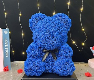 Venta al por Mayor 2026: Oso de Rosas Preservadas de 40cm, Regalo de San Valentín y Navidad, con Caja, <span class=keywords><strong>para</strong></span> Mujeres y <span class=keywords><strong>Niñas</strong></span> - Product Image 4