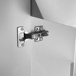 PTB <span class=keywords><strong>CUBIX</strong></span> Blanco brillante Colgado en la pared 450 Dos puertas Baño moderno Lavabo Gabinete Muebles de tocador - Product Image 5