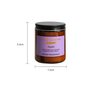 Bougies chauffe-plat parfumées de luxe en cire noire premium sans fumée - Product Image 2