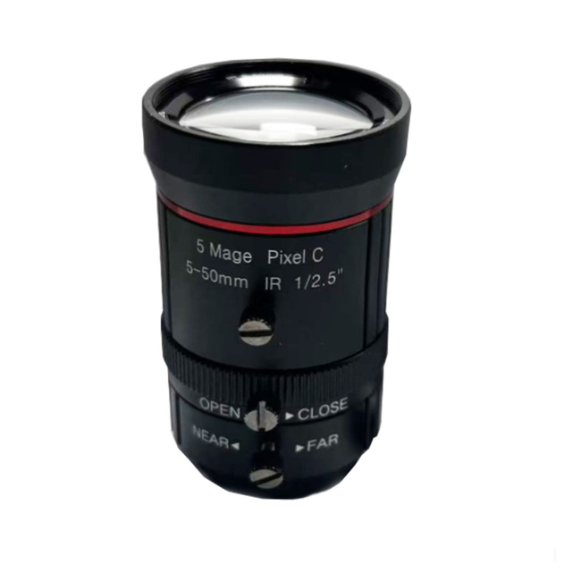 BOSHI Silk HD 5MP 5-50mm CCTV Lens C Mount Manual Focus IR Corrected Varifocal Security Face Recognition Industrial Camera