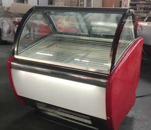 Công suất lớn Kem tủ trưng bày cửa trượt thương mại làm mát bằng không khí Tủ đông kem - Product Image 3