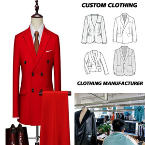 Costume Tendance Automne pour Homme, Coupe Slim, 3 Pièces, Business Décontracté, Idéal pour Bureau, <span class=keywords><strong>Mariage</strong></span> et Tenue de Marié, Veste de Costume Longue et Élégante - Product Image 1