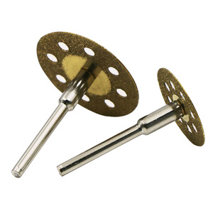 Kit de disques diamantés pour outils rotatifs, lames de scie diamantées de 20 mm, 22 mm, 25 mm, 30 mm avec mandrin pour disques de coupe, mini disques de découpe diamantés circulaires - Product Image 6