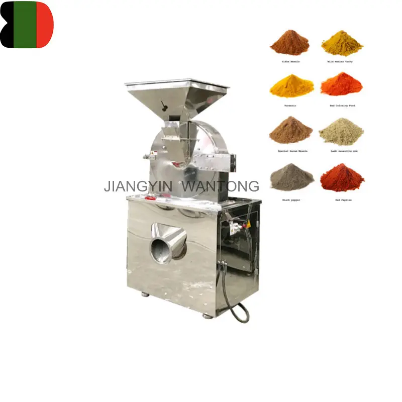 WF Crusher Machine Industrial Herb Tea Leaf Powder Grinder