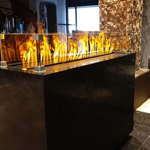 <span class=keywords><strong>Chimenea</strong></span> de <span class=keywords><strong>Etanol</strong></span> Inteligente Empotrada en la Pared, Moderna, para Ambiente de Restaurante, Fabricada por Profesionales - Product Image 2