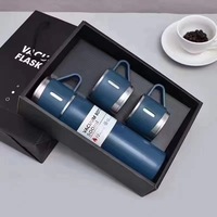 Juego de termo de regalo a precio de fábrica 2025, frasco aislado al vacío de acero inoxidable personalizado, taza, botella, juego de regalo para negocios