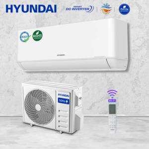 Aire Acondicionado <span class=keywords><strong>Split</strong></span> Inverter HYUNDAI Smart WiFi Sensor R32 de 12000 Btu, Enfriamiento y Calefacción Rápidos, Fácil Limpieza, Eficiencia Energética A++ - Product Image 1