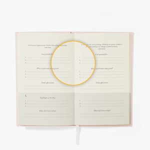 Pink Custom Printing Motivational Positive <b>Mindfulness</b> Manifestation <b>Gratitude</b> Affirmation Dairy Daily <b>Journal</b> for Women - Product Image 2