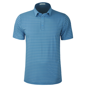 Clearance Polo da uomo a righe a maniche corte magliette da Golf ad asciugatura rapida <span class=keywords><strong>e</strong></span> traspirante <span class=keywords><strong>camicia</strong></span> estiva Casual da uomo ragazzo - Product Image 1