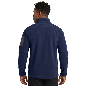 Nouvelles Tendances Hiver : Veste Polaire Homme Col Rabattable Zippée Écologique Coupe-Vent Respirante Couleur Unie Style Vintage - Product Image 1