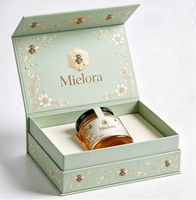 Coffret cadeau de luxe pour pot de miel, boîte en carton à fermeture magnétique pour l'emballage des pots de miel