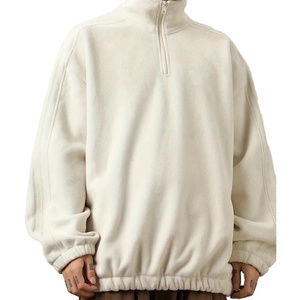 Sudadera con Capucha de Alta Calidad para Hombre, Diseño Nuevo, Estilo Urbano, Color Puro, con Media Cremallera y Logotipo Personalizado - Product Image 4