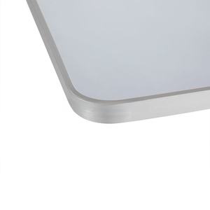 Espejo <span class=keywords><strong>de</strong></span> Baño Rectangular Grande <span class=keywords><strong>de</strong></span> 90x60cm, Negro, para Montar en la <span class=keywords><strong>Pared</strong></span>, 4mm <span class=keywords><strong>de</strong></span> Grosor, <span class=keywords><strong>Marco</strong></span> Metálico Moderno, Espejo Decorativo Colgante - Product Image 2