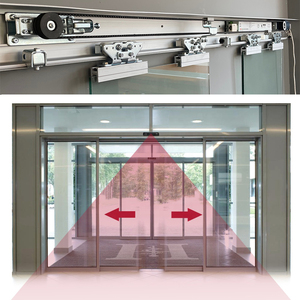 Vente flash : ouvre-porte automatique coulissant en verre à moteur CC pour villa - Product Image 6