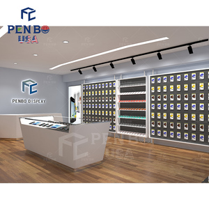 Điện thương mại cửa hàng điện thoại trường hợp hiển thị kệ phụ kiện điện thoại cửa hàng hiển thị đứng điện thoại di động phụ kiện tủ trưng bày - Product Image 5