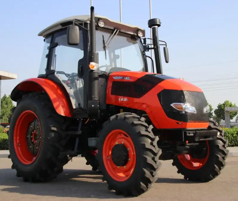 80 HP Farmlead dört tekerlekli traktör deutz-fahr 4WD tekerlek FL804 traktör