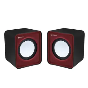 Kisonli-minialtavoz USB 2,0 de alta calidad, altavoz para teléfono móvil, negro, rojo, azul, colores para PC, el mejor precio