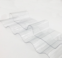 Feuille de toiture en plastique ondulée en polycarbonate