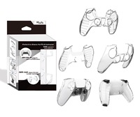 Coque de protection transparente pour contrôleur PS5 PC étui de protection en cristal transparent