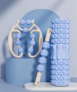 Rodillo de Espuma EVA y PP para Yoga, Rodillo de Yoga Manual de ABS en Color Personalizado, para Adelgazar Piernas, Relajación Muscular, Set de Masaje para Belleza de Piernas - Product Image 3