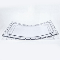 Vitre d'inspection transparente sur mesure pour salle blanche et atelier sans poussière, fabriquée sur commande