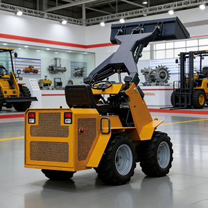 Mini-chargeuse sur chenilles diesel EPA, multifonctionnelle, à roues, haute efficacité, charge nominale 250 kg - Product Image 6