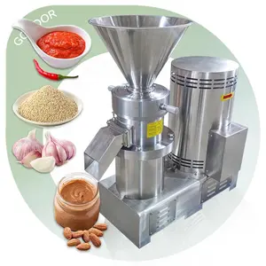 Sesame Milk Chili Bone Paste Grind Machine Puree Bitumen 4kw Colloid Mill Electric Peanut Butter Maker