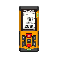 Télémètre laser et niveau laser à vente chaude, outils de mesure numériques laser avec IP55, portée de 50 m