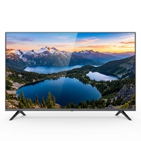 TV LED Smart TV 43 Inci 4K UHD Google TV Dolby Vision WiFi Bluetooth untuk Keluarga dan Hotel