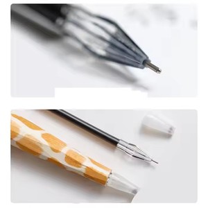 Hot bán sinh viên mới Lạ bằng gỗ dễ thương phim hoạt hình động vật khắc các loại khác nhau của các loài chim dễ thương Quà Tặng Bút Bi - Product Image 5