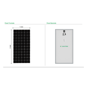 Paneles Solares Monocristalinos de 390 Vatios - 24 Voltios (Paquete de 4) Paneles Solares Monocristalinos de 390W 24V Paquete de 4 Paneles Solares Loom Sol - Product Image 1