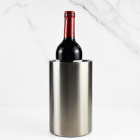 Harga pabrik baja tahan karat Modern 1,6l dinding ganda ember es botol tunggal untuk sampanye & pendingin bir untuk berkemah & Hadiah