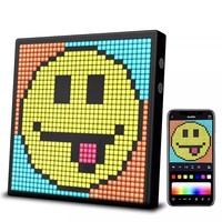 Bule Star Mosaic Bluetooth Pixel Screen Rétro DIY Affichage LED avec Animation Créative et Horloge Caractéristiques Produit Transfrontalier
