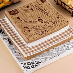 Hojas de Papel para Hamburguesas Ecológicas y Resistentes a la Grasa, Papel Desechable para Envolver Alimentos, para Pasteles y Pan, Papel Deli Resistente al Aceite - Product Image 6