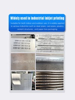 Máquina de codificación manual de caracteres grandes con pantalla táctil para codificar la fecha en el tubo de tubos de metal