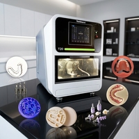 Distributeur de machines dentaires 5 axes, fraiseuse OEM ODM intégrée pour usinage dentaire CAD/CAM humide et sec