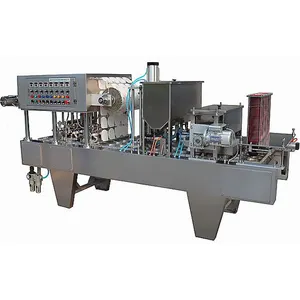 Plastic digital control paper cup mineral water cup filling and sealing machine