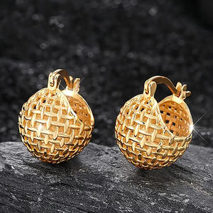 Pendientes clásicos de plata 925 con forma de bola para mujer, joyería de uso diario - Product Image 4