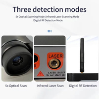 2024 nouveau Mini détecteur de caméra sans fil 5x optique multifonction Laser infrarouge balayage RF détection GPS sténopé Portable WiFi